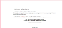 Desktop Screenshot of kamibana.com